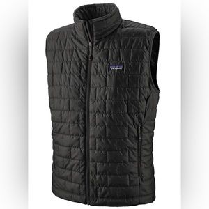 Men’s Patagonia black nano puff vest new with tags size XL